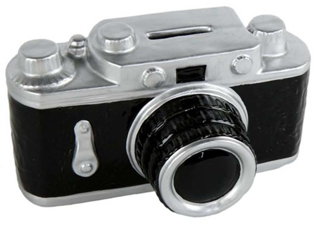 Spardose "Kamera" im Retro-Look Produktbild 