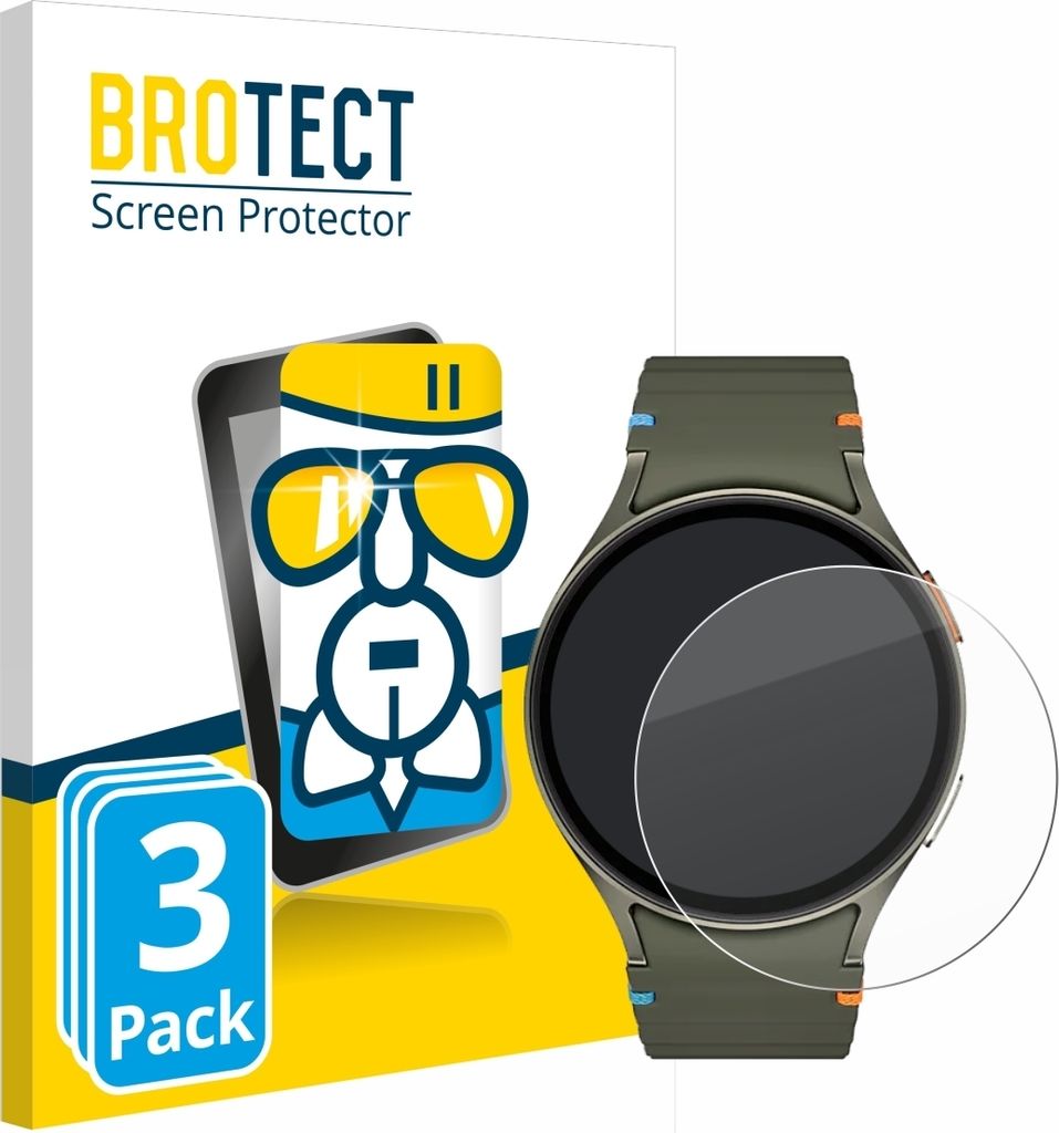 3x BROTECT Schutzglas für Samsung Galaxy Watch 7 (44 mm) Produktbild 