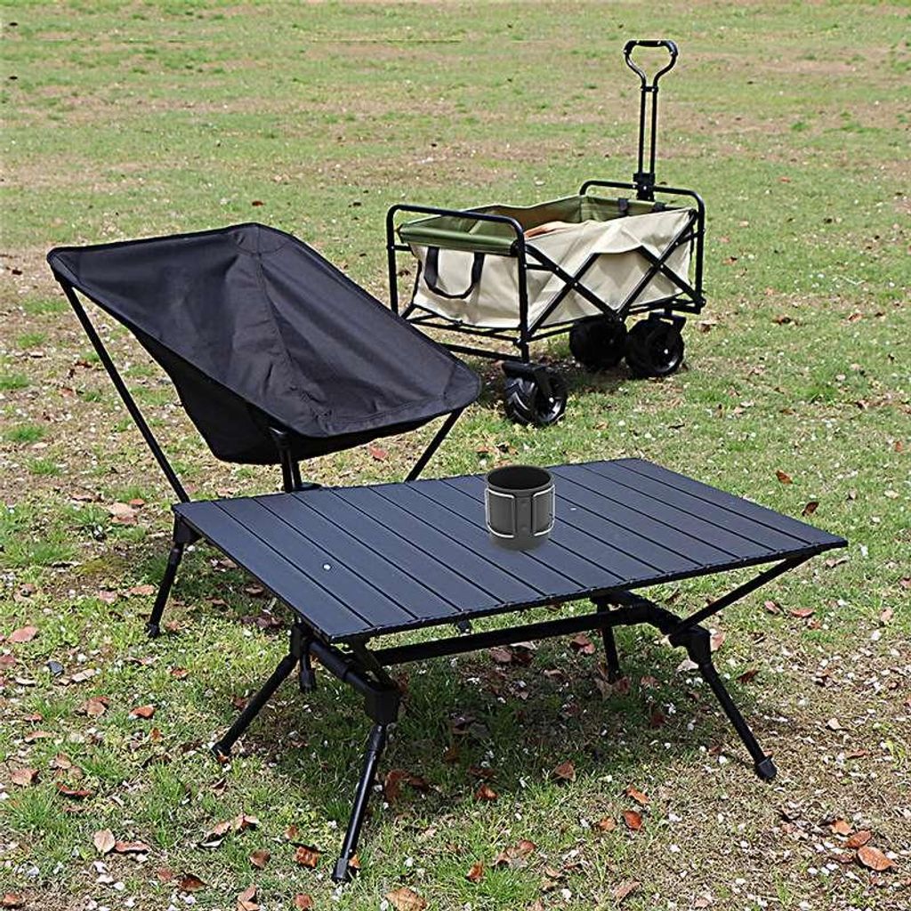 Aluminium Kaffee-Becher – tragbarer Mini-Campingbecher für Outdoor, Tee & Wasser,300ML,Black