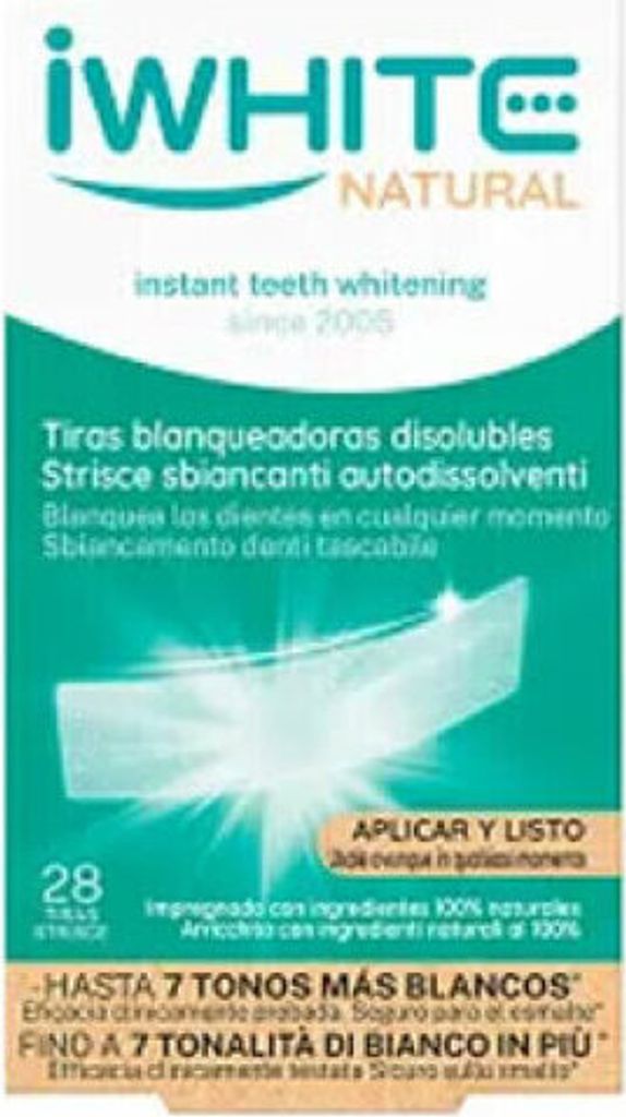 Iwhite Strisce sbiancanti naturali 28 unità Immagine del prodotto 
