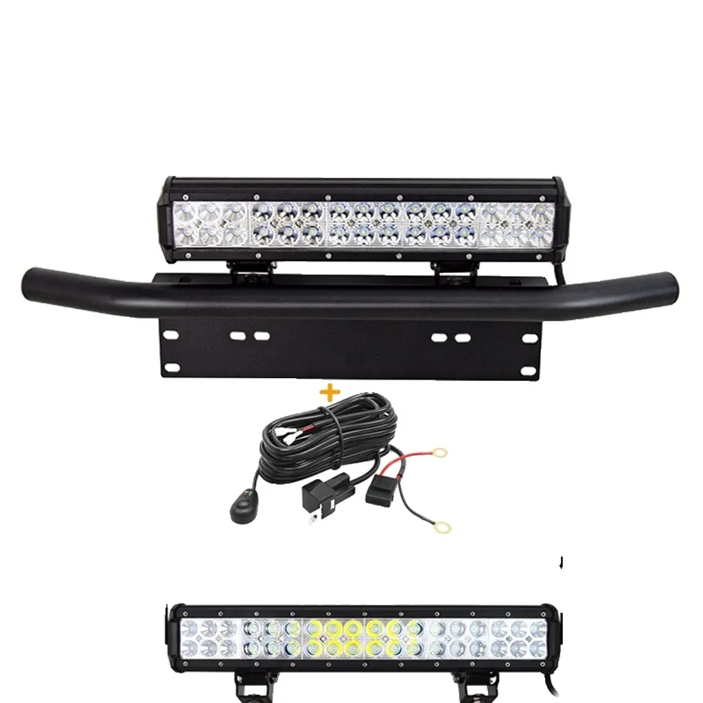 Barre LED 17 Pouces 108W Haute Puissance avec Câble d'Installation