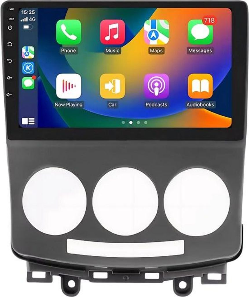 Autoradio mit Bluetooth und CarPlay für Mazda 5 (2005–2010) – Kompatibel mit Apple und Android – Stereoanlage mit Navigationssystem – 2 GB...