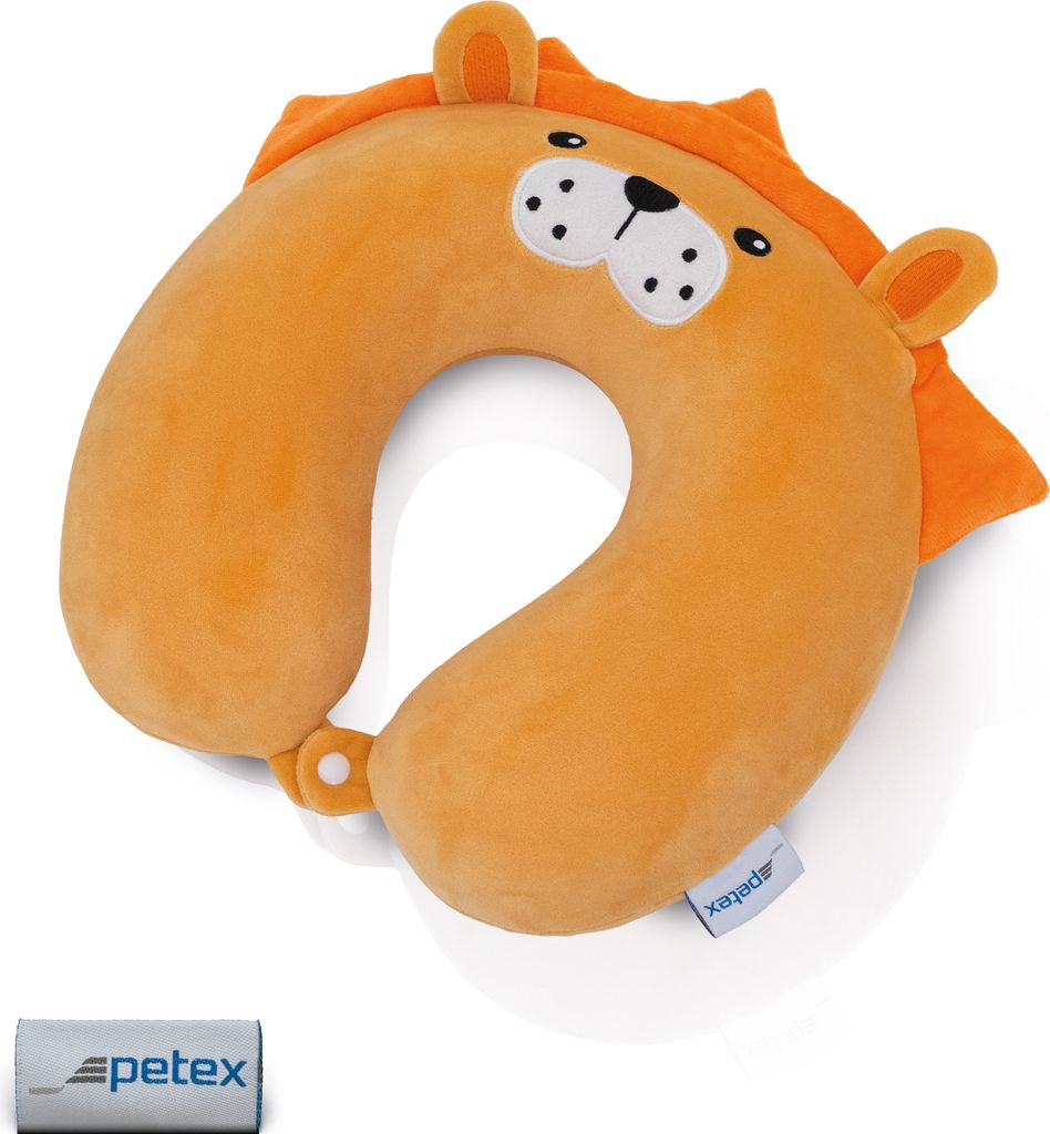 Löwe Nackenkissen mit Memory Schaum, Reisekissen, Produktbild 
