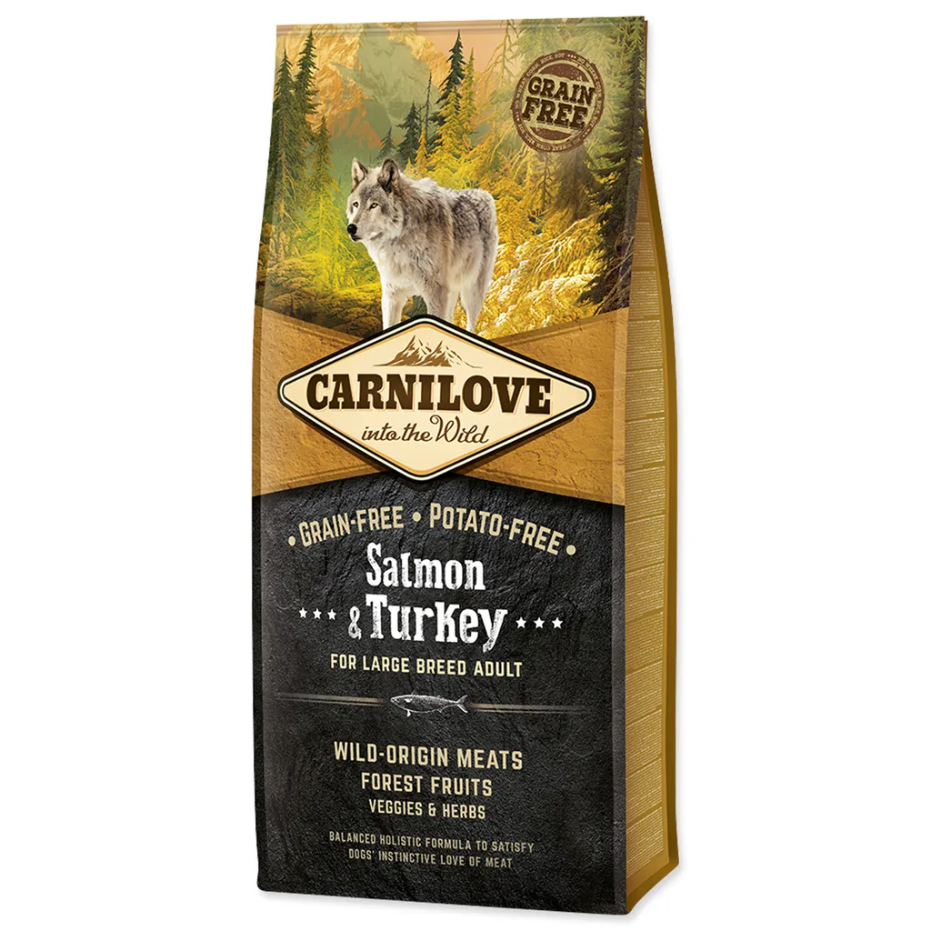 Carnilove Cane Adulto Taglia Grande 12kg - Dieta Ancestrale Senza Cereali