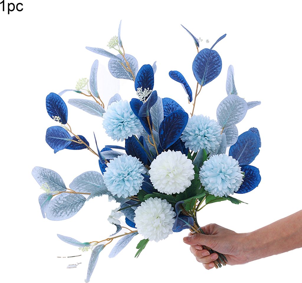 1 Bouquet gefälschte mediterrane Blume Nicht gewebter Tischdekoration tragbare Lichtsimulationsanlage für Hochzeit-3