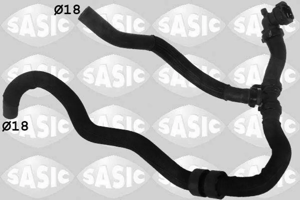 Tuyau de Radiateur pour Laguna - Durite de Refroidissement Sasic 3404129