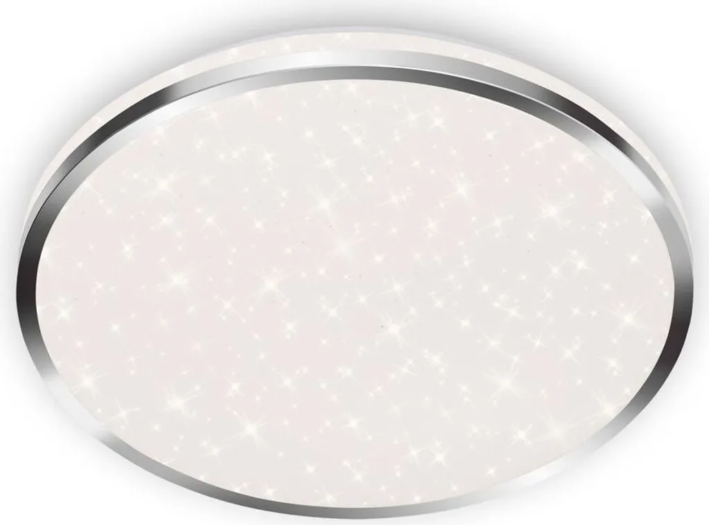 Plafonnier LED Salle de Bain IP44 Lumière Blanche Neutre Effet Étoilé 33cm
