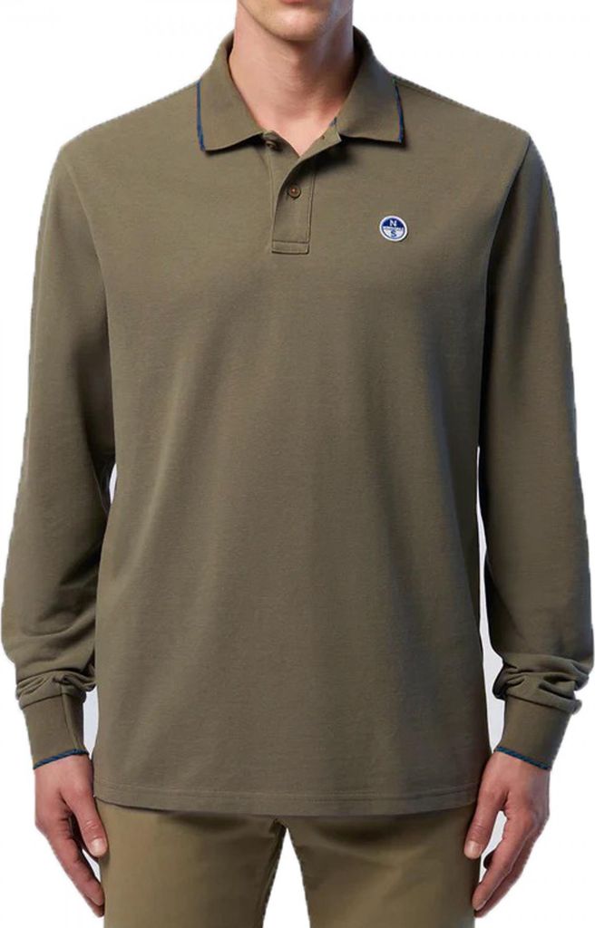 NORTH SAILS POLO LONG SLEEVE Grün