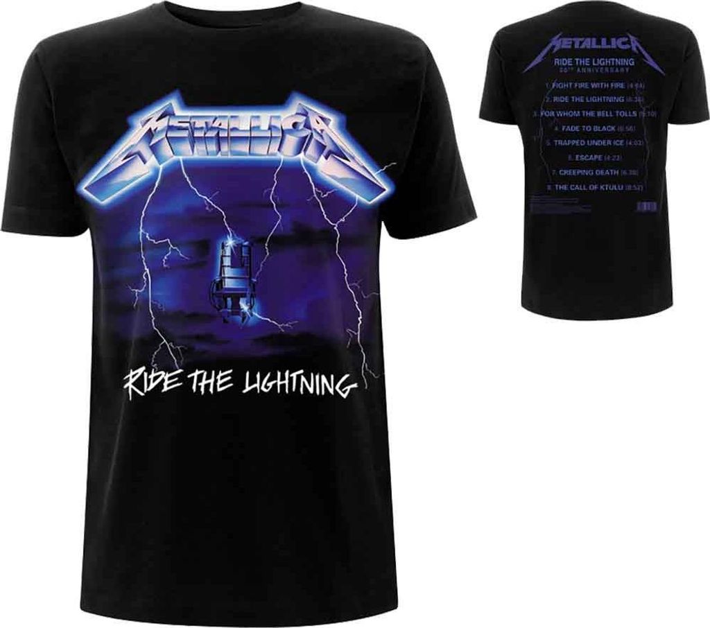Metallica T-Shirt Herren Ride The Lightning schwarz L Produktbild 