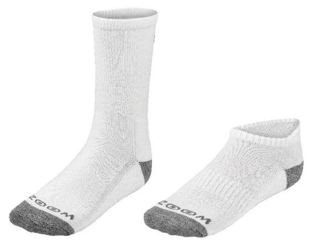 Zoom Golfsocken Herren Einheitsgröße White/Silver Lang