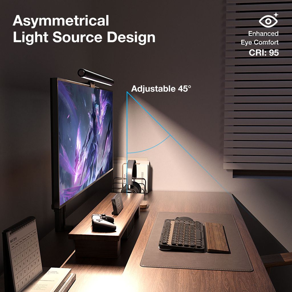 LED Monitor Lampe Bildschirmlampe Weißlicht Computer Produktbild 7