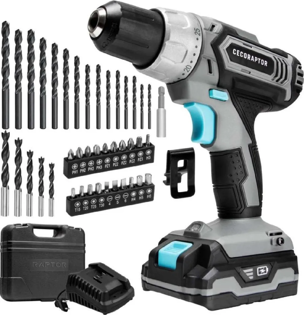 Cecotec CecoRaptor 20V: Il Trapano Perfetto per la Tua Casa Moderna