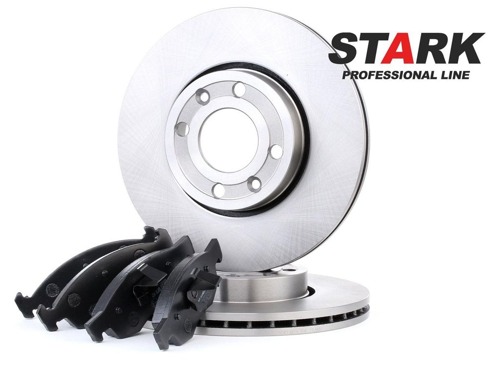STARK Bremsen Set Vorne Bremsscheiben und Beläge für RENAULT TRAFIC II Pritsche/Fahrgestell (EL) 260mm