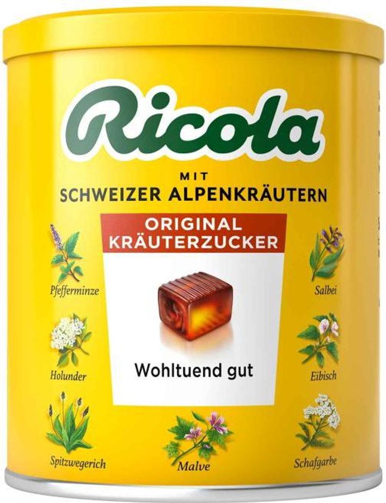 Caramelle Ricola Swiss Herbal Sugar, 250 g di caramelle Immagine del prodotto 