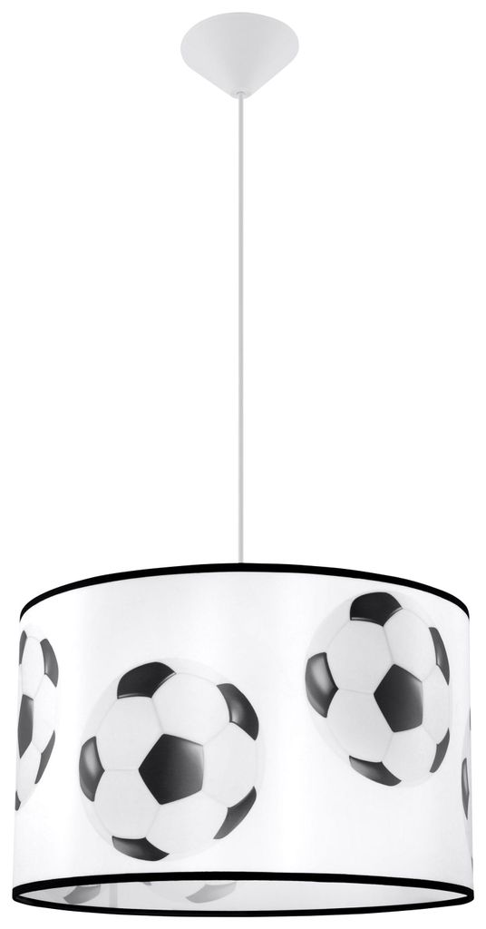 Hängeleuchte E27 D: 40 cm H: max. 82 cm Weiß Schwarz rund Modern Hängelampe