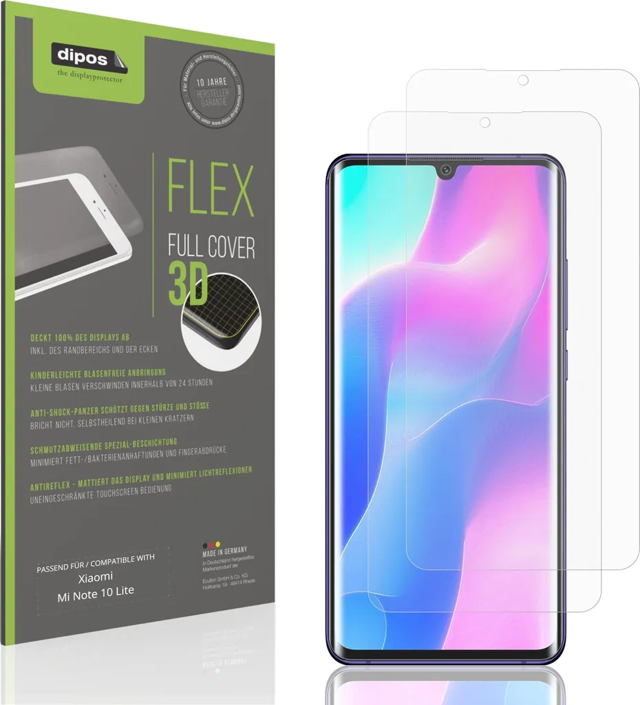 Pellicola Professionale Opaca Xiaomi Mi Note 10 Lite Anti-Riflesso 2x