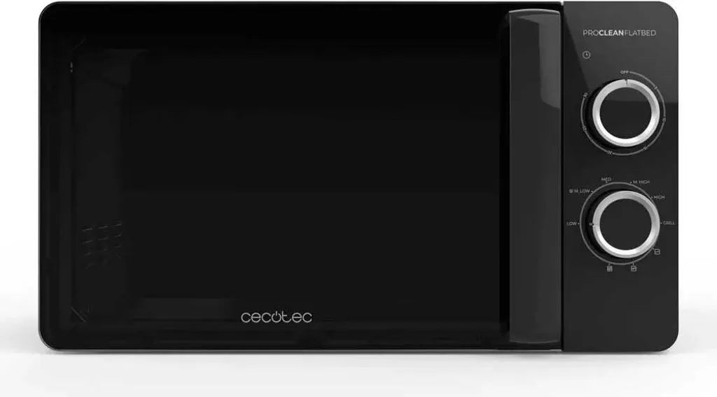 Microonde Cecotec ProClean 3130 Flatbed: 700W + Grill 800W Nero
