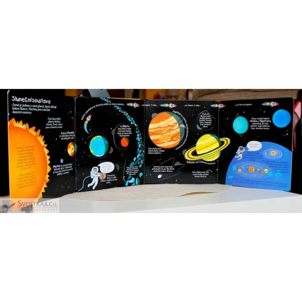 Livre d'astronomie pour enfant Blick in den Weltraum idéal pour l'éveil