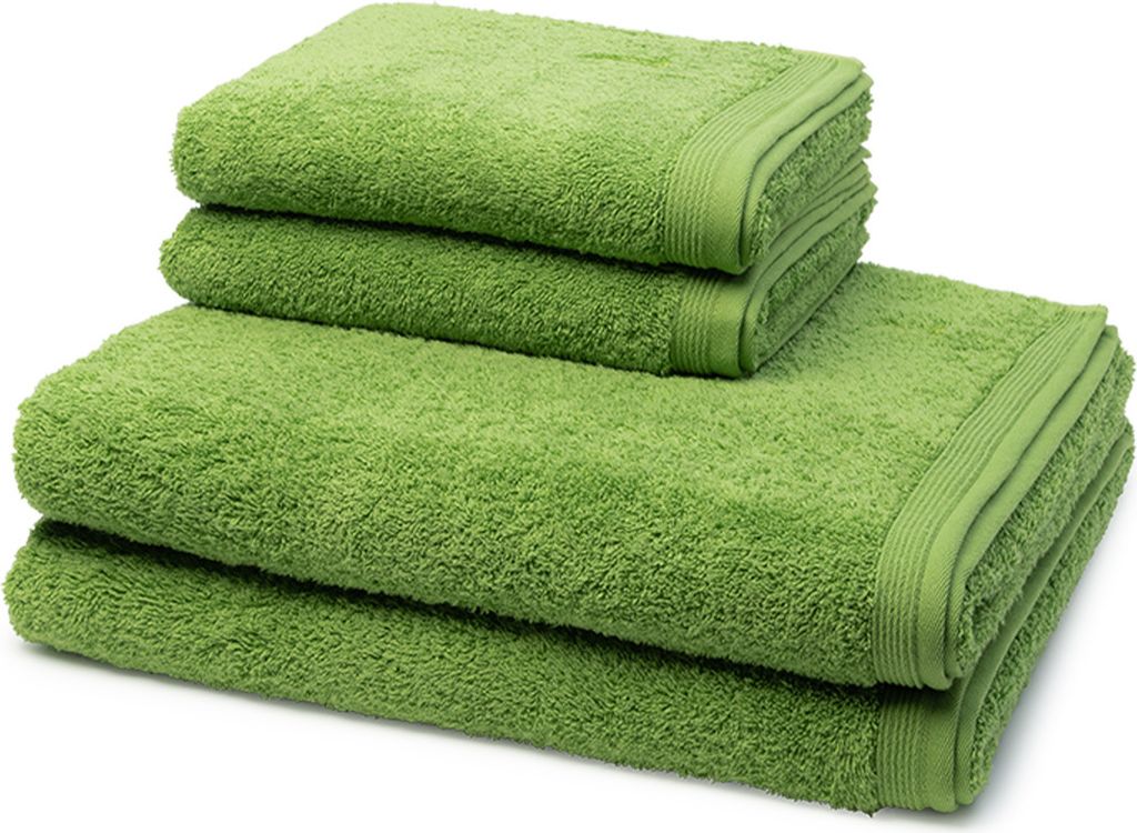 Möve Superwuschel 2 X Handtuch 2 X Duschtuch im Set Extraweiches Handtuch, Aus 100% hochwertiger Baumwolle, Mit eingesticktem Markenlogo