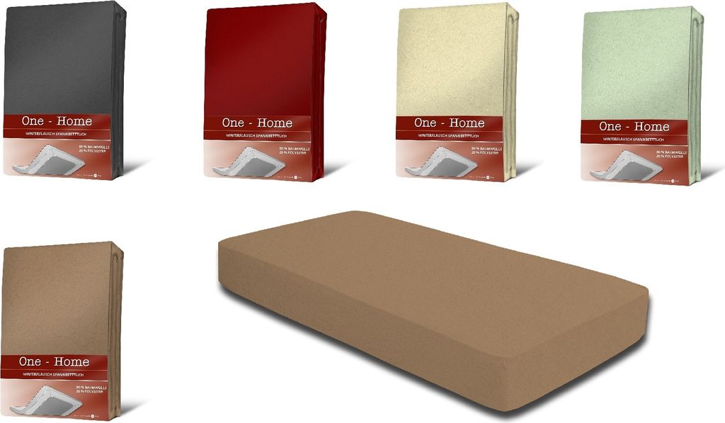 Winter Spannbettlaken Baumwolle Warme Fleece Kuschelig Bettlaken Spannbetttücher, Größe:140x200 cm - 160x200 cm, Farbe:beige