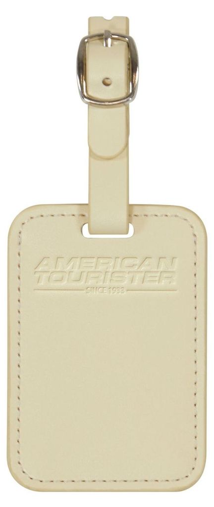 American Tourister Anhänger Reisezubehör Luggage Tag 2x Coconut Sand creme