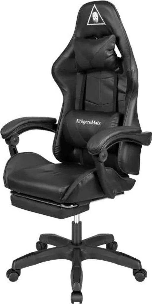 Offerta Sedia Gaming Kruger&Matz KM0790 GX-150 Nero con Poggiapiedi