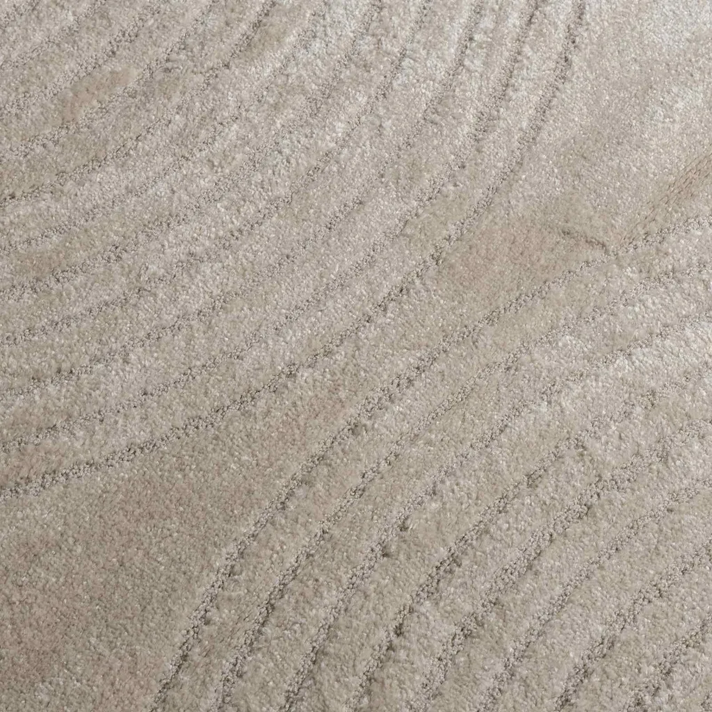 vidaXL Tapis GALATI Beige 200 x 140 cm en Polyester de Haute Qualité