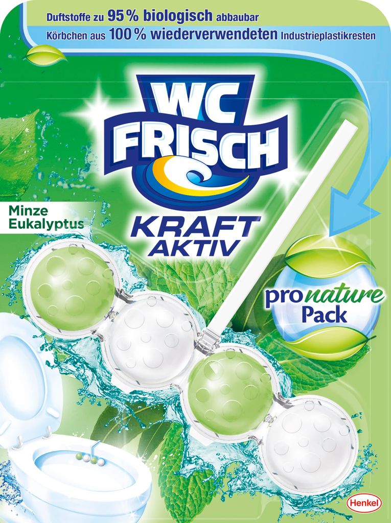 Henkel KRAFT AKTIV pro nature WC-Duftspüler Minze Produktbild 