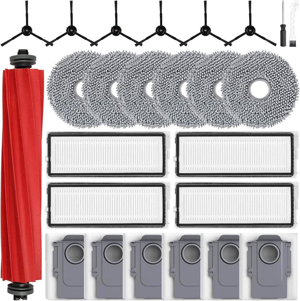 25 Stück Zubehörset für Roborock Qrevo S/Pro Set/Plus | 1 Produktbild 