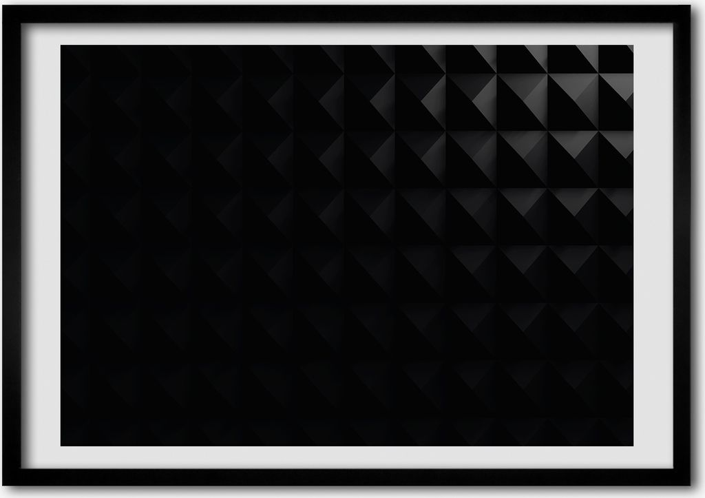 Bild - Bilder - Bilderrahmen - 70 cm x 50 cm - MDF-Rahmen, Wandkunst Abstraktion Hintergrund