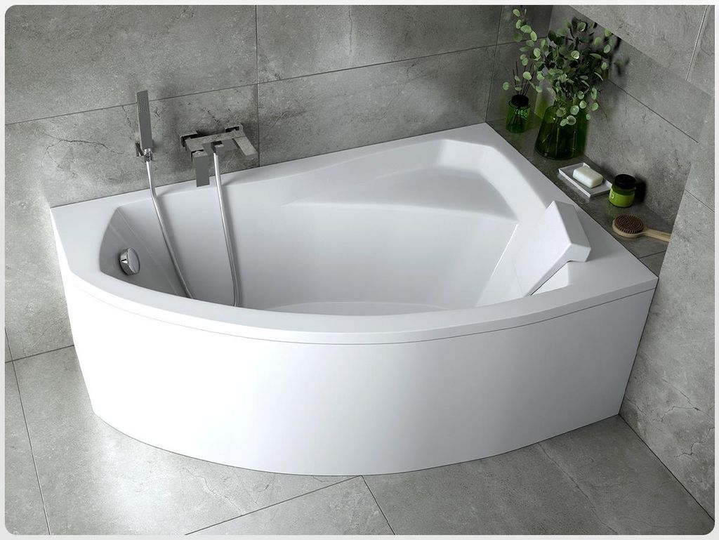 Baignoire asymétrique - 130 x 85 cm - Droite - sans Image du produit 