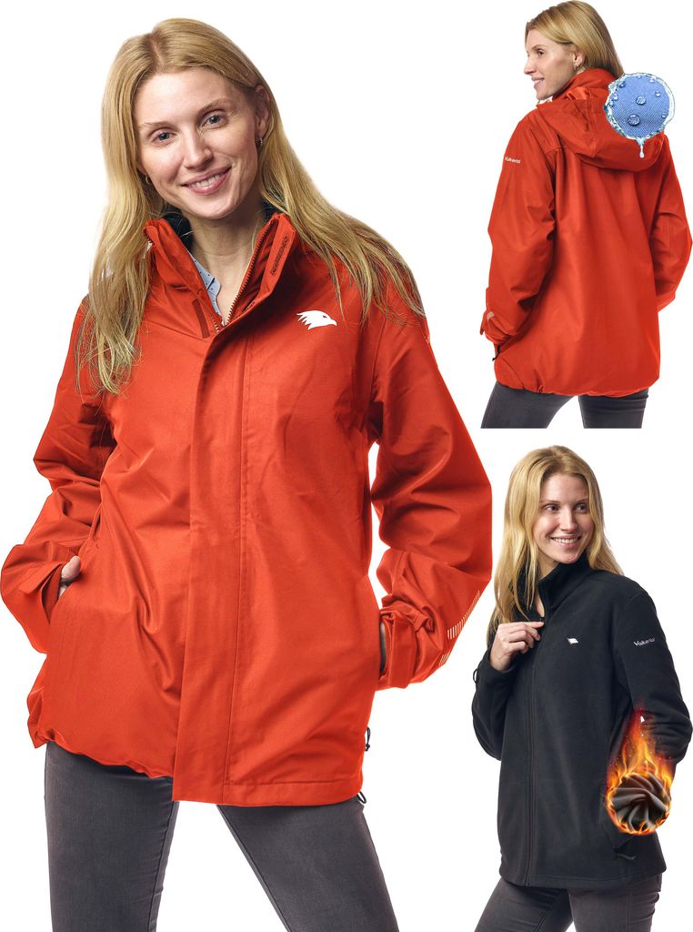 3in1 Smart Jacket - Wasserdichte Jacke mit Fleece Zipp-In - Produktbild 1