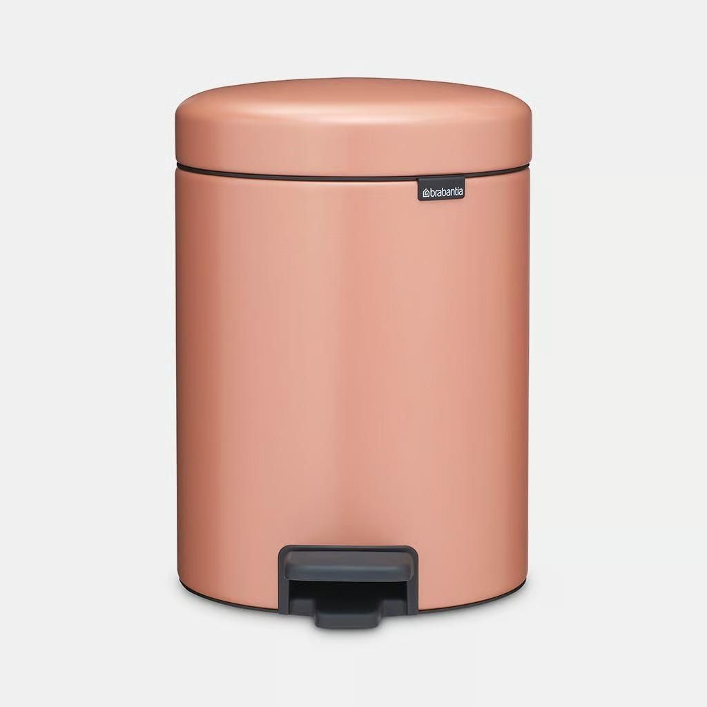 Brabantia NewIcon, 5 l, Rund, Stahl, Gold, Warm Copper, Produktbild 