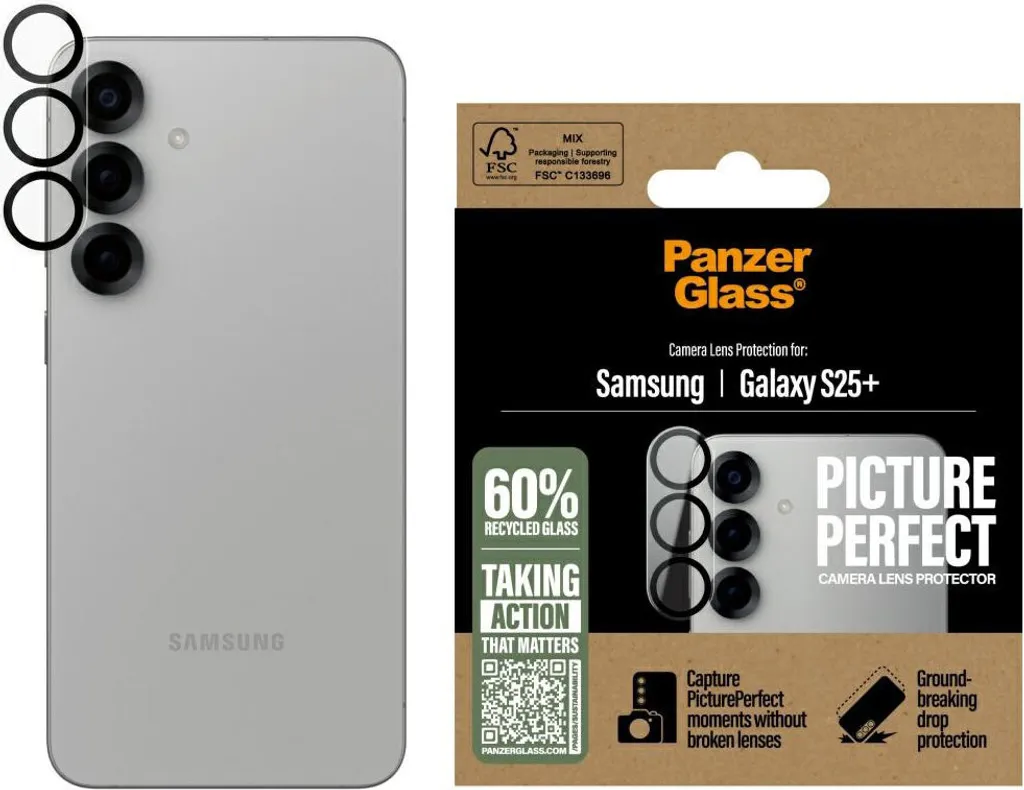 Panzerglass Samsung S25+ Pictureperfect Lens Protector - Anti-Graffio