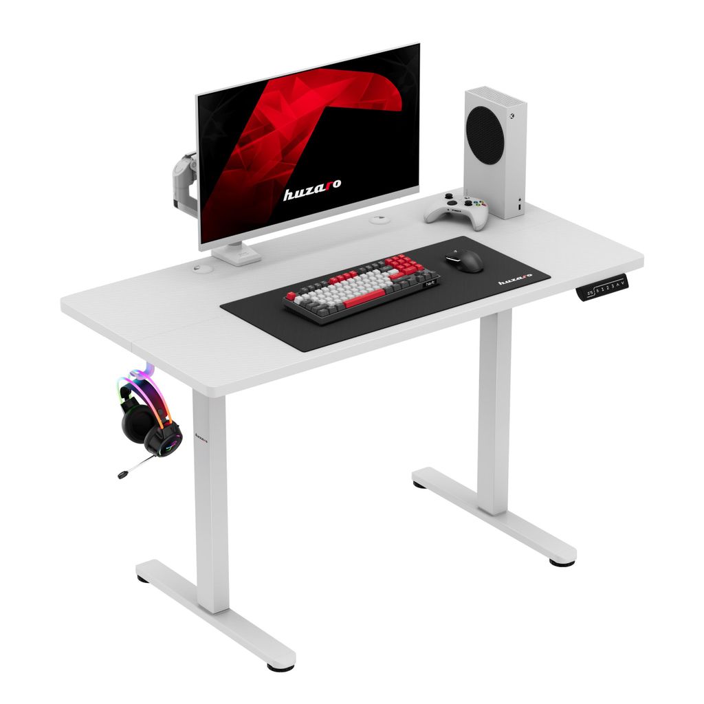 Huzaro Hero 8.1 White Gaming Desk Image du produit 