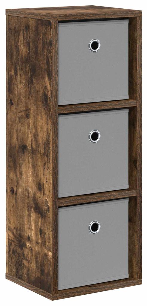 Sideboard mit Schubladen Geräucherte Eiche 25,5 x 22 x 69,5 cm