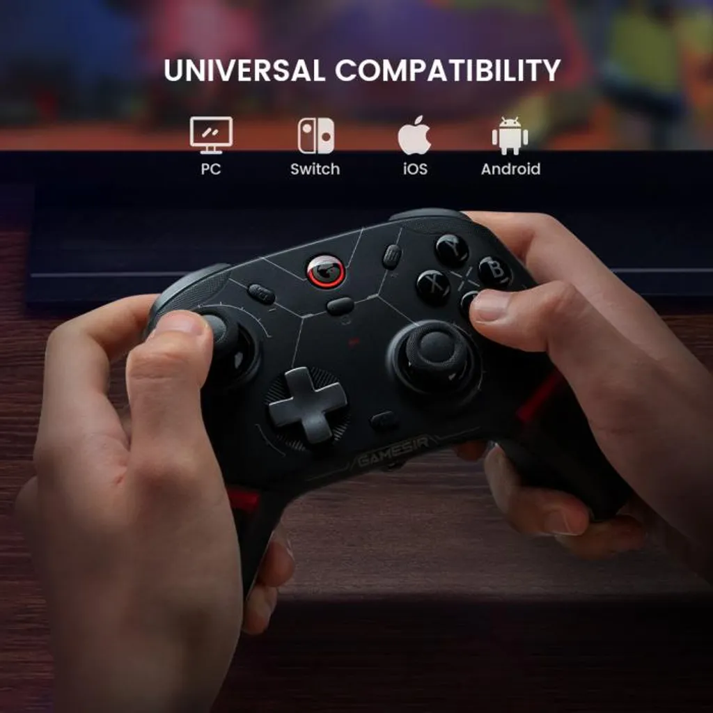 Manette GameSir Cyclone 2 Tri-Mode Noire Idéale pour Compétition Switch PC