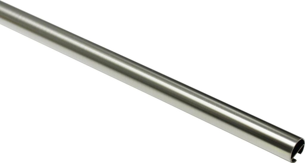 Gardinenstange mit Innenlauf I Chicago edelstahl-optik 240 Produktbild 