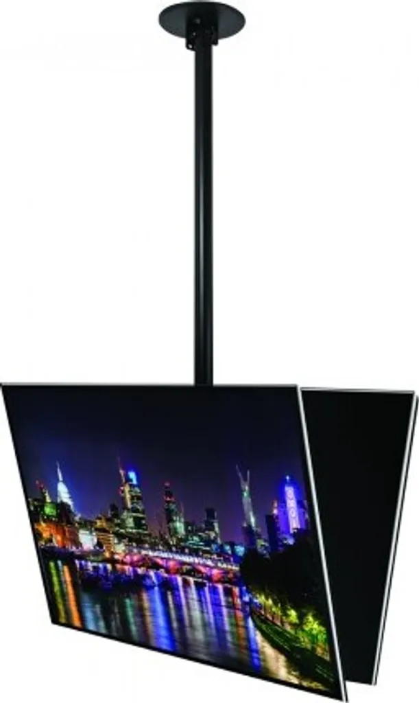 Support TV Plafond Idéal pour Chambre et Salon Noir B-bt8428 150/B