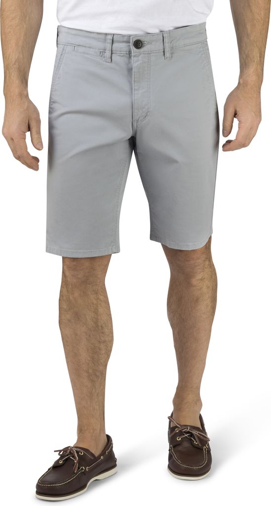 Stooker Men CHINO Herren 5-Pocket-Jeans Comfort Slim Fit W34 silbergrau