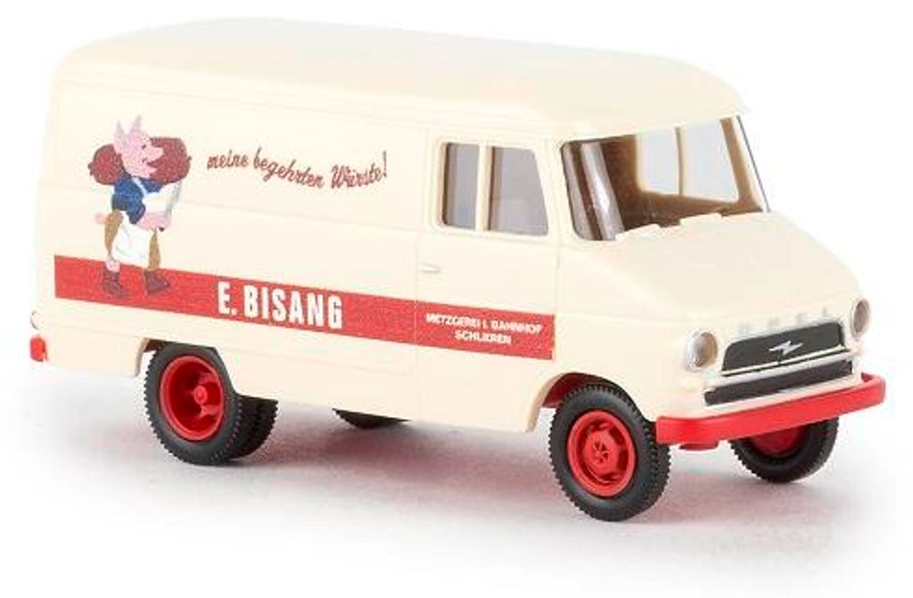 Brekina 35623 - 1/87 Opel Blitz Kasten A, E. Bisang - Neu