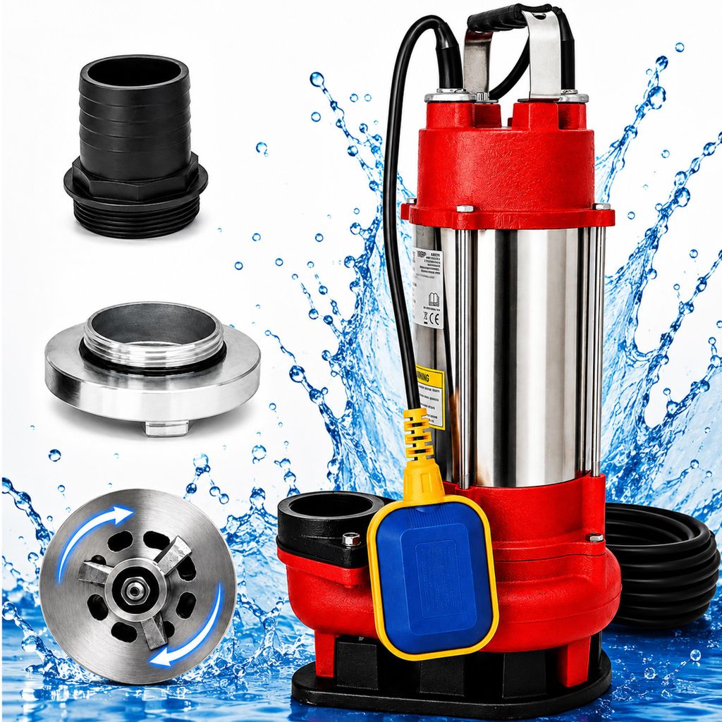 Krachtige dompelpomp voor vuil water en afvalwater met Productafbeelding 