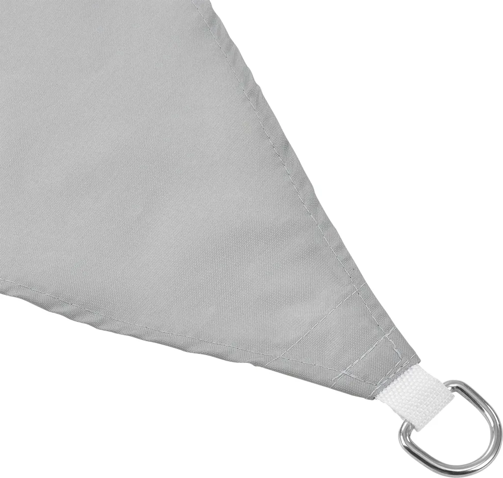 Tenda da Sole 2x3m Grigio Chiaro: Vela Ombreggiante Protezione UV - 3