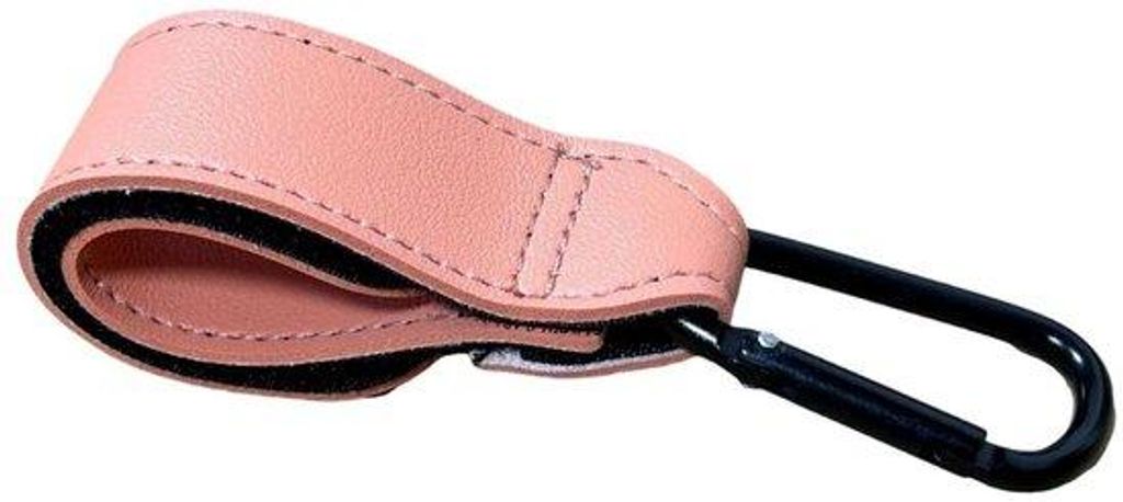 Kinderwagenhaak Set, 20,3 cm, Leder, Universal
