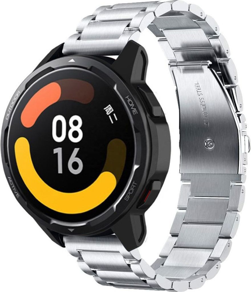 Strap-it Titanarmband - Kompatibel mit Xiaomi Watch S1 Armband Ersatzarmband Edelstahl - Titanium - Hochwertiges Material - für Smartwatch 22mm Ar...