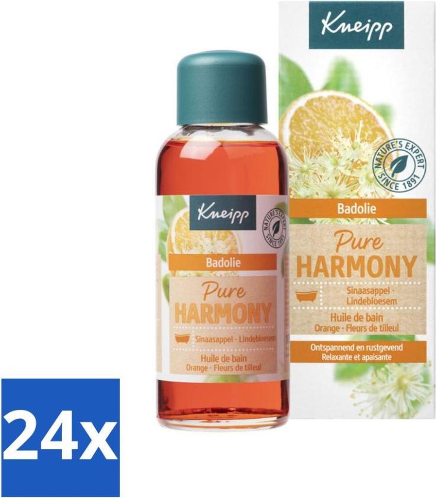 Kneipp - Badeöl - Orange-Limettenblüte - 100 ml - Vorteilspack - 24 Stücke