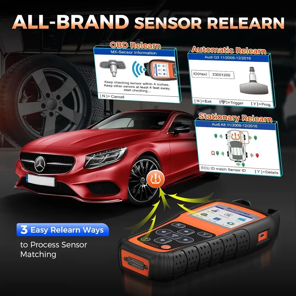 Outil de programmation TPMS universel pour activation de capteur pneu