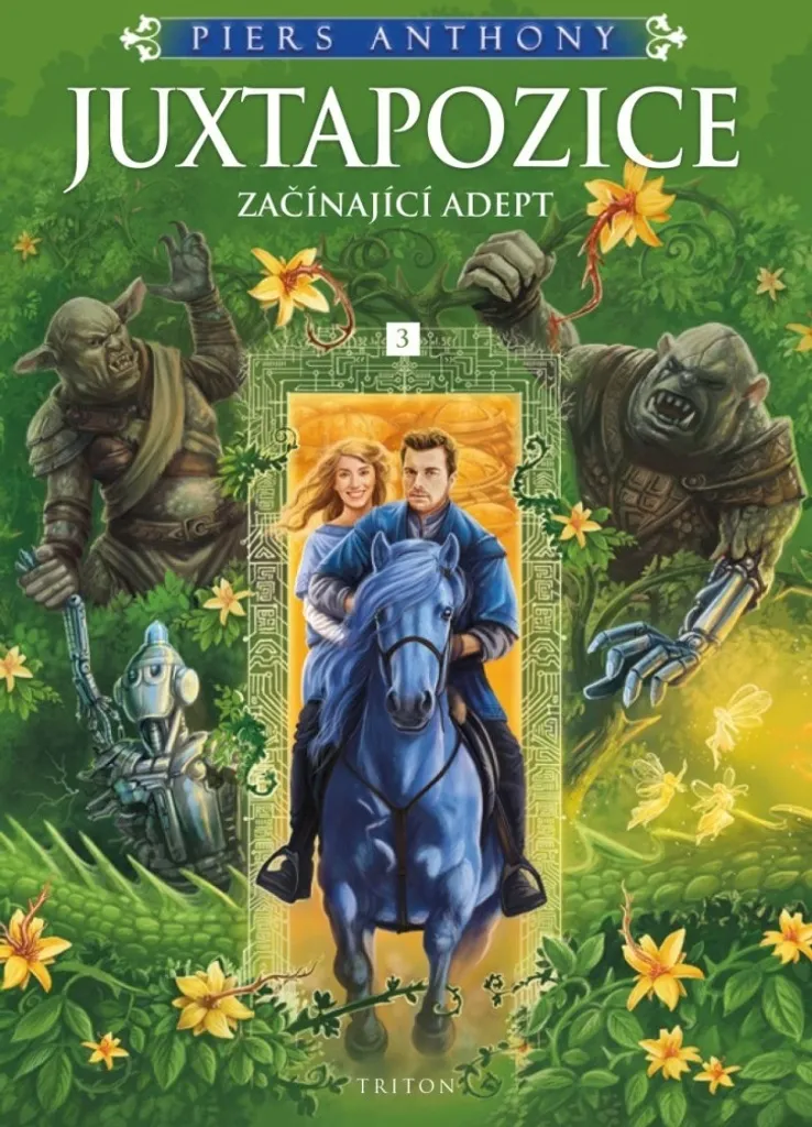 Juxtapozice 3 Začínající adept par Piers Anthony Roman Fantasy Rare