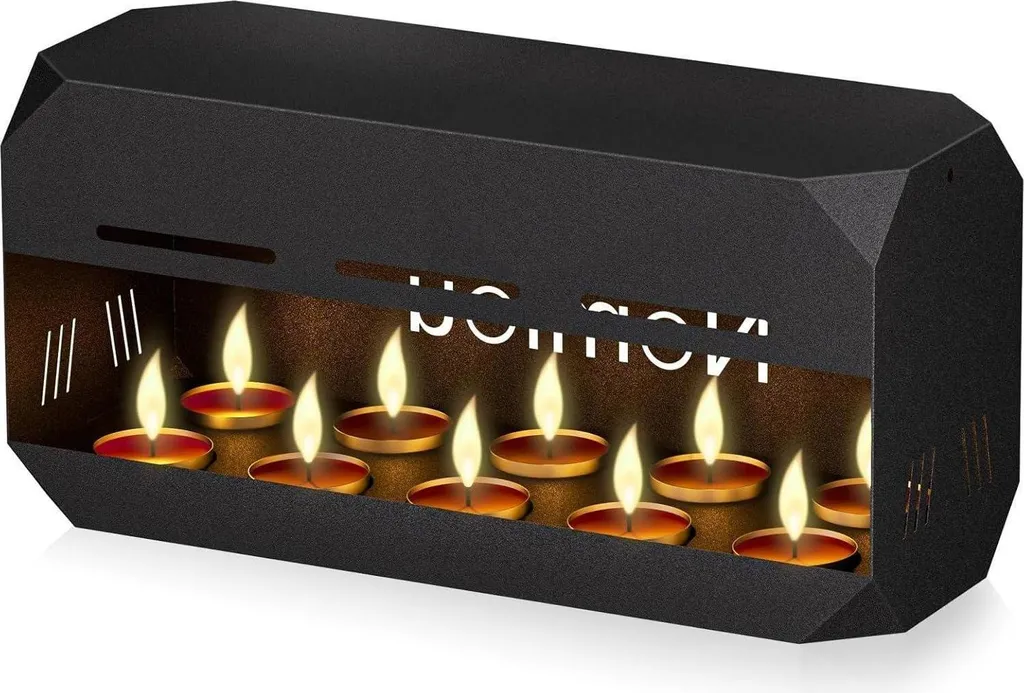Chauffage d'appoint à bougies pour ambiance chaleureuse et soirées d'hiver