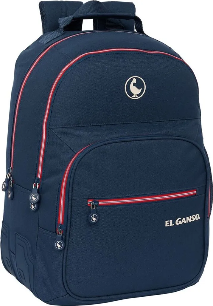 Sac à Dos 20L El Ganso Classic Bleu Adaptable Trolley - Qualité Safta